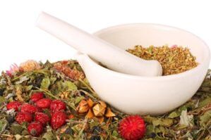 Dry plants for osteochondrose treatment